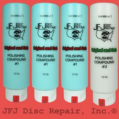 Three #1Blue & One #2 White 12oz JFJ Easy Pro Single Double Advanced Compound