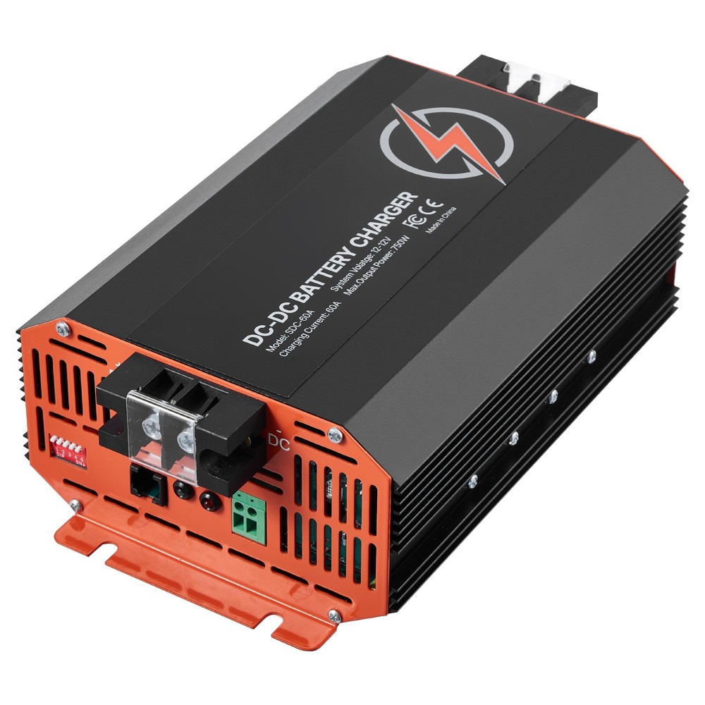 12V 60A DC to DC Charger Battery Charger 750W for Lead-Acid and Lithium AGM GEL