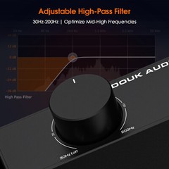 Douk Audio A5 HIFI 300W Digital Amplifier with HPF TPA3255 Power Amp for Speaker