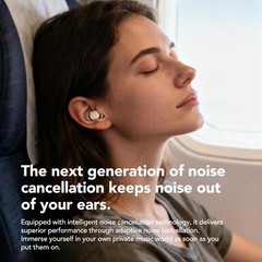MS216 Sleep Earbuds Bluetooth 6.0 in Ear Light-Weight Headphones, Mini Black