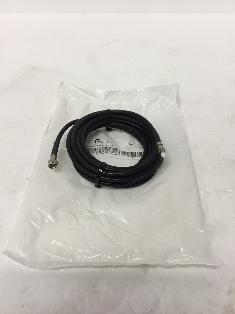 PCTEL MAXRAD CBL-INIT-241-5M-M1-F4 RF Cable 5M Mini UHF Male to FME Female QTY