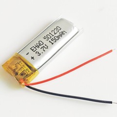 2 x 3.7V 150mAh Lipo Rechargeable Battery For Mp3 Bluetooth with PCM 051230