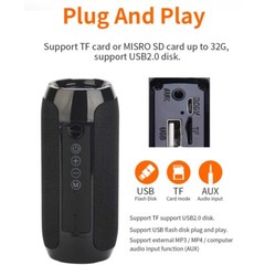 Mini Super-Portable Bluetooth Speaker Enhanced Bass Microphone, Red, Black ,Blue