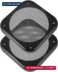 2Pcs Car Speaker Grille, 4 inch Speaker Grill Covers, Universal Metal Subwoofer