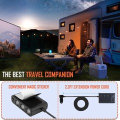 9in1 Multi Port USB C Car Cigarette Lighter Splitter 171W Fast Charging Adapter