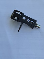 Genuine AT3600L Cartridge White Diamond Needle +Black Technics Style HEADSHELL
