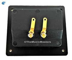 4X Square Banana Screw Mount Terminal Cup for Car Home Audio Speaker Box Cabinet