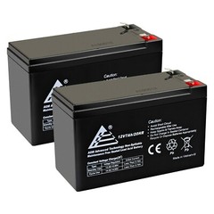 2pk: Replacements for 7Ah or 8Ah Leoch Peg Perego DJW12-8HD 12V-7AH/20HR Battery