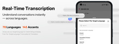 AI Voice Recorder Earbuds Real-Time Transcription ANC Meeting Notes | Silver