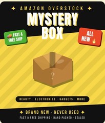 Mystery Box – Brand New Amazon Overstock Items, Surprise Gift Lot, Guaranteed