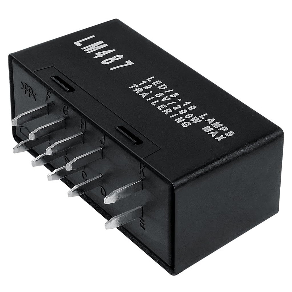 LM487 LED Flasher Turn Signal Relay Hyper Flash Fix for Chevy Silverado GMC Cadi