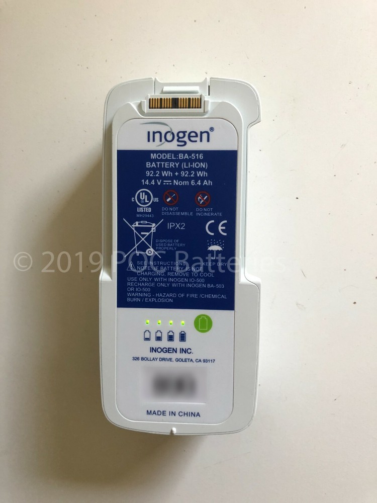 Used (Inogen G5/ G6 Rove / OxyGo Next) BA-516 Extended Life Battery