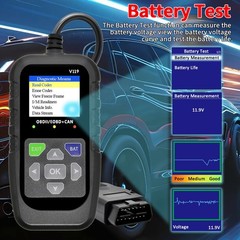 Car OBD2 Scanner Diagnostic Tool Code Reader Voltage Tester Check Engine Light