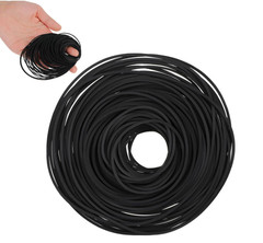 100 PCS Square Rubber Drive Belt For Cassette Player Recorder Repair Replacement