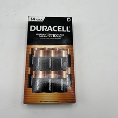 Duracell CopperTop Alkaline D Batteries 14 Pack Exp 2035 – Open Box