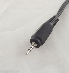 2.5mm Mini Stereo Aux Plug To 3 RCA Male Adapter AV Audio Video Cable 1.5m (US)