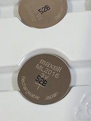 1 pc MAXELL ML2016 ML 2016 3v RECHARGEABLE LITHIUM BATTERY MFD 09/2023