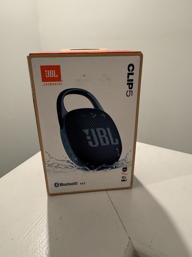 JBL Clip 5 Portable Waterproof Bluetooth Speaker Blue