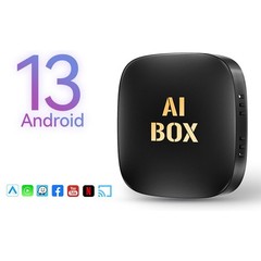 2026 Wireless CarPlay & Android Auto AI Box Android 13 Car Multimedia w/ YouTube