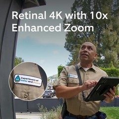 Ring Wired Doorbell Pro (3rd Gen) with Retinal 4K Camera (Deep Silver)
