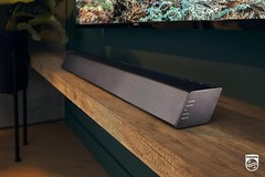 Philips Audio Performance Soundbar Speaker with Wireless Subwoofer – Black