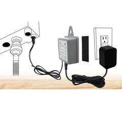Dual Power Input Adapter 169031 for Faucet, AC or Battery Operation with LEDs