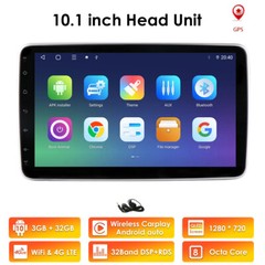 Octa Core 10.1″ Rotatable Android 10 2Din Car Stereo Radio DSP WiFi GPS CarPlay