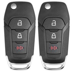 Flip Key Fob Replacement for Ford F150 F250 F350 2015 2016 2017 2018 2019 202…