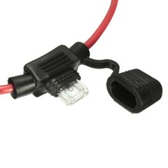 Car Automotive In-Line Mini Blade Fuse Holder 12V 20A + 5/10/15/20/25/30A Fuses