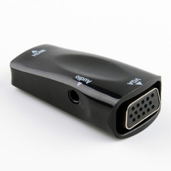 HDMI Female to VGA Female Video Converter Adapter with audio For PC DVD HDTV TV