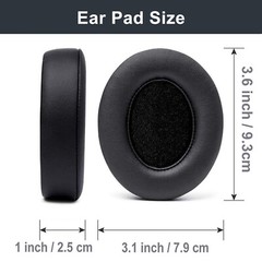 1 Pair For Beats By Dre Studio 2 3 Wireless / Wired Headphones Ear Pad Cushion
