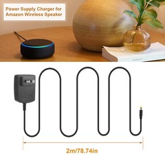 AC Power Adapter Charger 15W For Amazon Echo Dot 3rd 4th Gen, Show 5, Alexa Spot