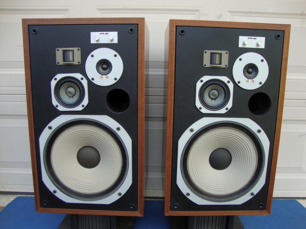 Awesome Pioneer HPM-100, 4-way / 4 Driver Floor Speakers – Pro Modified!