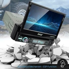 PYLE PLTS78DUB 7″ TOUCH SCREEN CD/DVD/MP3 Car Player w/USB AUX Receiver