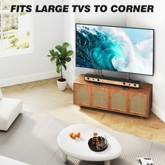 Universal Table Top TV Stand Base Height Adjustable for 37 to 86 in LCD LED TVs