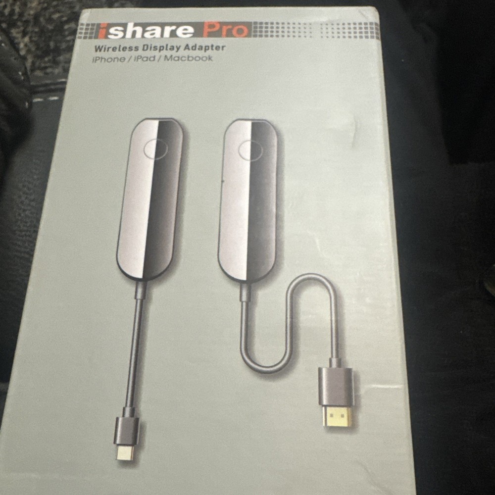 iShare Pro Wireless Display Adapter HDMI Receiver USB-C TX Wi-Fi for Apple