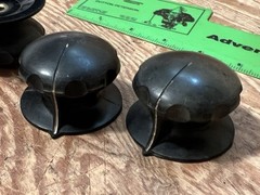 4x ’60s/70s vintage 53 mm large rotary console knobs Japan RCA Raytheon Peavey