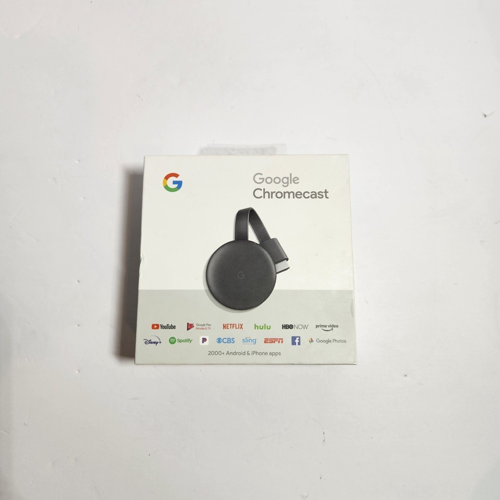 Google Chromecast (3rd Generation) – Charcoal OPEN BOX
