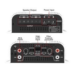 Taramps TS 1200×4 Car Audio Amplifier 1200W RMS 2 Ohms 4 Channels – Class D