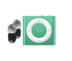 Swim iPod Shuffle MP3 Player & Buds 100% Waterproof Superior Bundle, New Battery