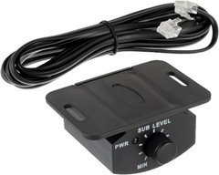 Car Amplifier Bass Control Knob with 4-Pin Cable 3.5m for Speakers Sub Woofer