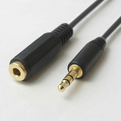 5 ft 3.5mm 1/8″ Stereo Audio Aux Headphone Cable Extension Cord Male to Female