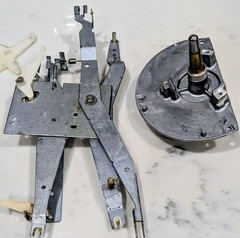 15 Original OEM Interior Plastic & Metal Parts For Technics SL-3300 Turntable