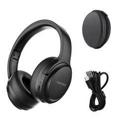 Bluetooth Headphones Over Ear, 40 Hours Playtime Wireless Headphones with Mic…