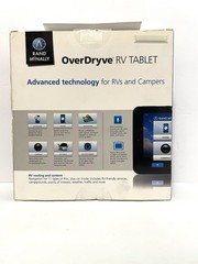 RAND MCNALLY OVERDRYVE RV GPS TABLET W/ DASH CAM