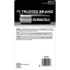 Duracell CopperTop AA Alkaline Batteries, 40 Count, 10 Years