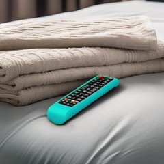 2 Pack Silicone Case for Samsung TV Remote Cover Glow in Dark with Lanyard