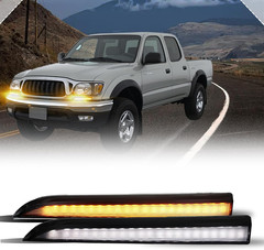 2001-04 Tacoma Front Bumper Trim LED DRL Sequential Turn Signal–Compatible