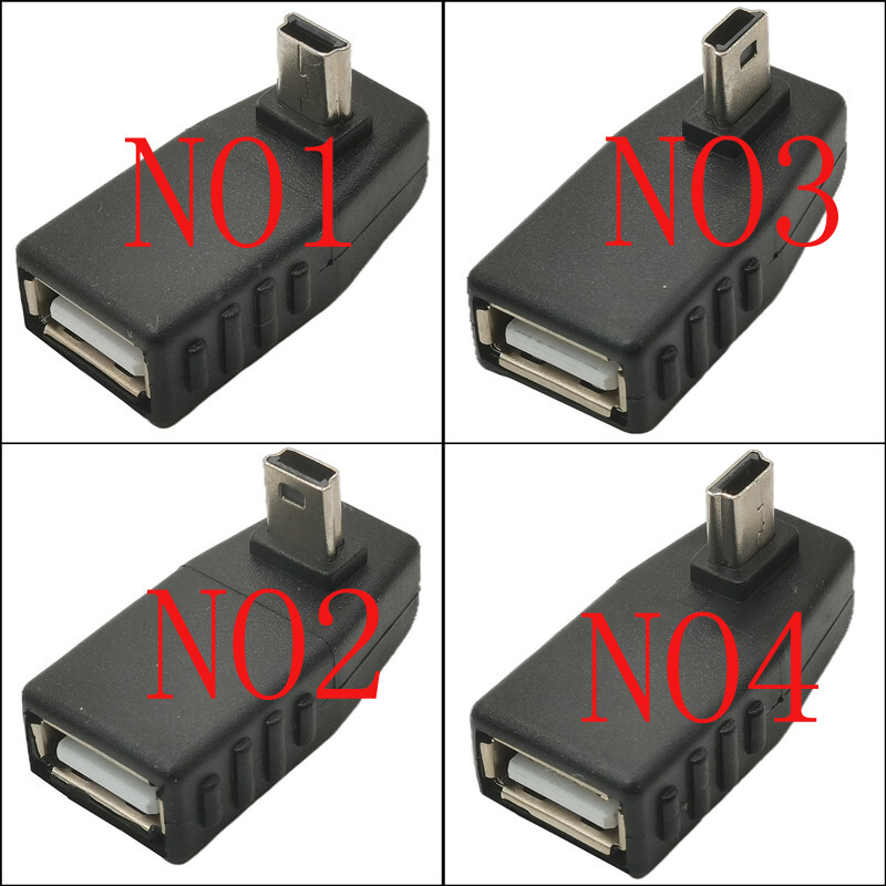 Mini USB Male to Female Usb 2.0 OTG Adapter Converter Connector Car AUX MP3 MP4