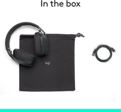 Logitech Zone Vibe 100 Lightweight Wireless Over Ear Headphones Mac/PC Graphite
